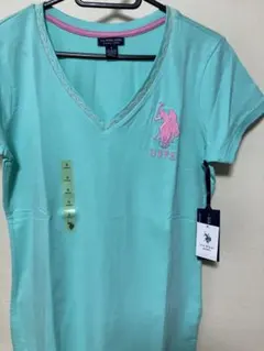 【新品タグ付き】U.S. POLO ASSN. ポロ　Tシャツ　エメラルド