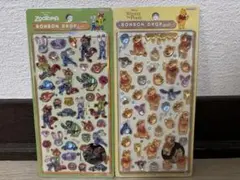 正規品　ボンボンドロップシール ズートピア　プーさん　2枚セット