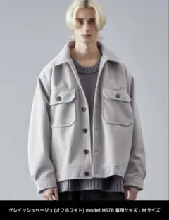 LOOSE メルトン オーバーサイズCPOブルゾン