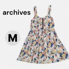 新品✨archives ✨フラワープリント キャミワンピース M 韓国製 夏