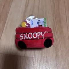 スヌーピー ミニミニフレンズ　のりもの　ぬいぐるみ　帽子付き