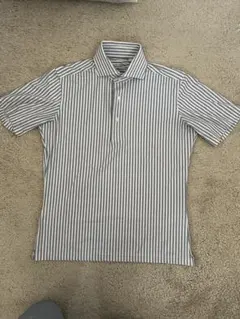 ONLY GREEN オンリーグリーン　ストライプポロシャツ