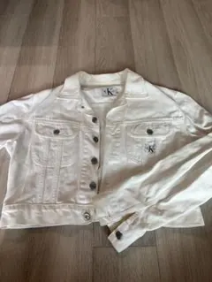Calvin Klein Jeans ホワイト デニムジャケット M