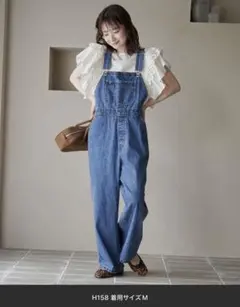 試着のみLeeウェストアジャスターオーバーオールスカートM - メルカリ