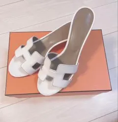 エルメスHERMESミュールパンプス極美品保護シール付き♥️