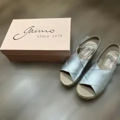 【美品】ガイモ gaimo シルバー サンダル 37のサムネイル