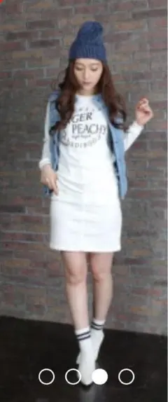 AZUL by moussy デニムダウンベスト