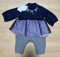 タグ付新品未使用　apres les cours ロンパース　カバーオール　70