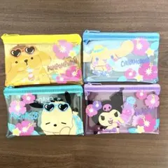 セリアサンリオ キャラクターズ クリアポーチ 4点セットのサムネイル