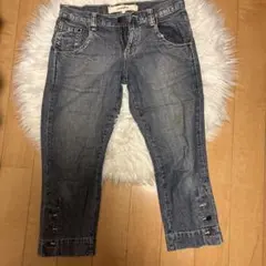 gaminerie デニムパンツ 裾ボタン付きのサムネイル