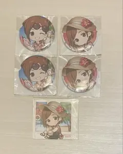 呪術廻戦 まるくじ Aloha vibes 釘崎野薔薇 缶バッジ　特典