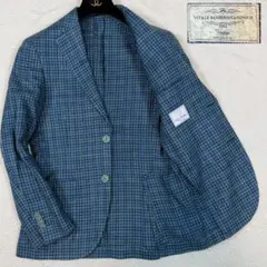 美品 カノニコ ONLY PREMIO テーラードジャケット 三者混 シルク