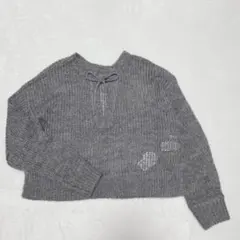 【タグ付き】chocol raffine robe 2WAY 起毛メッシュニット