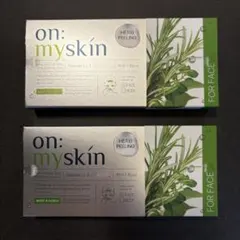 on myskin ハーブピーリング　フェイス用2箱セット