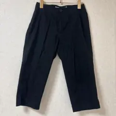 【NICE CLAUP】ブラック　クロップド丈　カジュアルパンツ　S相当のサムネイル