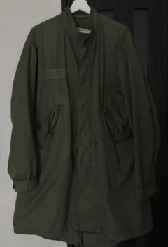 オリーブグリーン ミリタリージャケット ロング丈