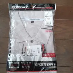 ANDARE SCHIETTI SPORT 長袖ポロシャツ L シルバー