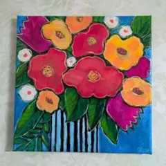 吉良久美子サイン入り原画エネルギーを感じるアート - メルカリ