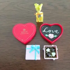 リーメント　ぷちサンプル　3時のおやつ　バレンタインチョコレート　ミニチュア食品