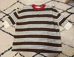 MEYAME コットンニット ボーダー半袖Tシャツ Bshopのサムネイル