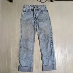 EDWIN ケミカルウォッシュ デニムパンツ W73 H91のサムネイル