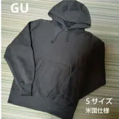 GU ジーユー　ヘビーウェイトスウェットパーカー　Ｓサイズ 　ダークグリーン