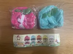 おきがえポンチョ　いちごだらけ