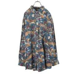 THE ARROW COMPANY　アロー　総柄シャツ　XL　BA307