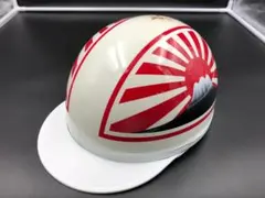 富士日章 コルク半 ヘルメット 旧車會 三段シート ロケットカウル 風防