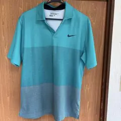 週末特価　Nike Dri-FIT グリーンゴルフシャツ L