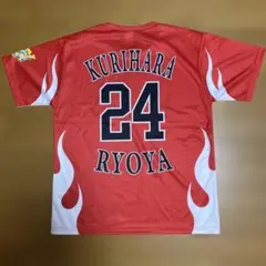【未使用】ソフトバンクホークス カチドキレッドTシャツ　栗原陵矢選手 Ｌサイズ