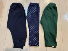 UNIQLO、GU ズボン3着セット 90サイズ まとめ売り