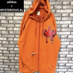 【激レア】adidas×MYSTERIOUS AL コラボパーカー　ロゴ