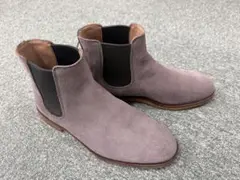 Clarks スエード サイドゴアブーツ グレー