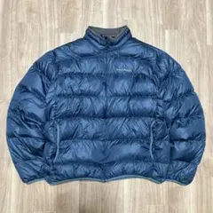 モンベル ライトアルパイン ダウンジャケット ブルー　XLサイズ