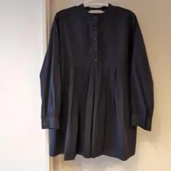 ノーカラー シャツ