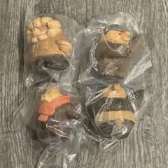 たかはたまさお 木彫り風 FIGURE COLLECTION 4点　ガチャ