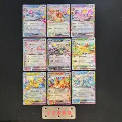ポケモンカード イーブイ進化系　コンプリート　日本国内限定カード