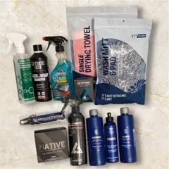 未使用洗車用品13点セットまとめ売り LUMINUS・MAFRA・ラボコス他