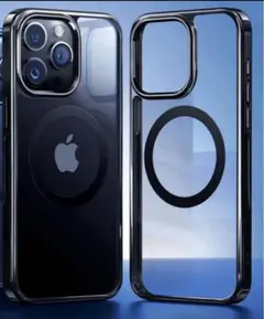 Magsafe対応 iPhone 15 Pro 用 ケース ブラック D133
