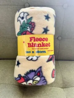 Old School tattoo柄フリースブランケット 120 x 180cm