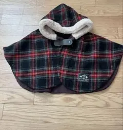 DORACO FIRST チェック柄ベビーポンチョ