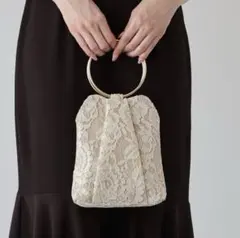 結婚式 バッグ レース パーティーバッグ ハンドバッグ 二次会オケージョンバック