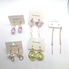 おまとめピアス5点　ピアス　イヤリング
