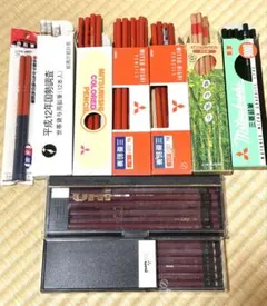 レトロ鉛筆、非売品、ミニ三菱鉛筆 uni HB 鉛筆、昭和レトロ鉛筆