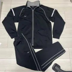 00s Nike ナイキ Y2K ブラック ジャージ 上下 セットアップ