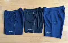 asics アシックス バレーボール ハーフパンツ 3枚セット 練習着