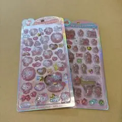 うるちゅるpopシール　おまとめ モンチッチ　サンリオベビー　キティ