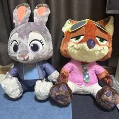 ズートピア ズートピアぬいぐるみジュディ・ホップスとニック・ワイルド ぬいぐるみ