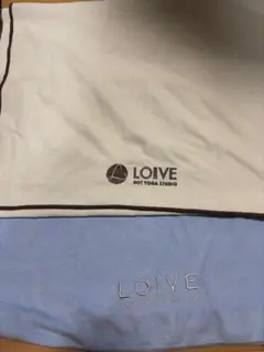 LOIVE ヨガマット ホワイト・ブルー